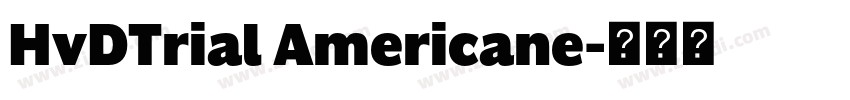 HvDTrial Americane字体转换